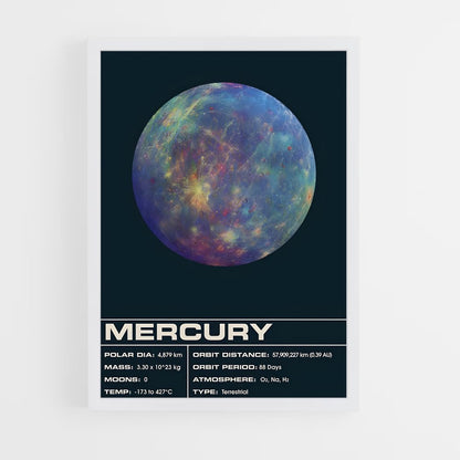 mercury-10 cadre Blanc