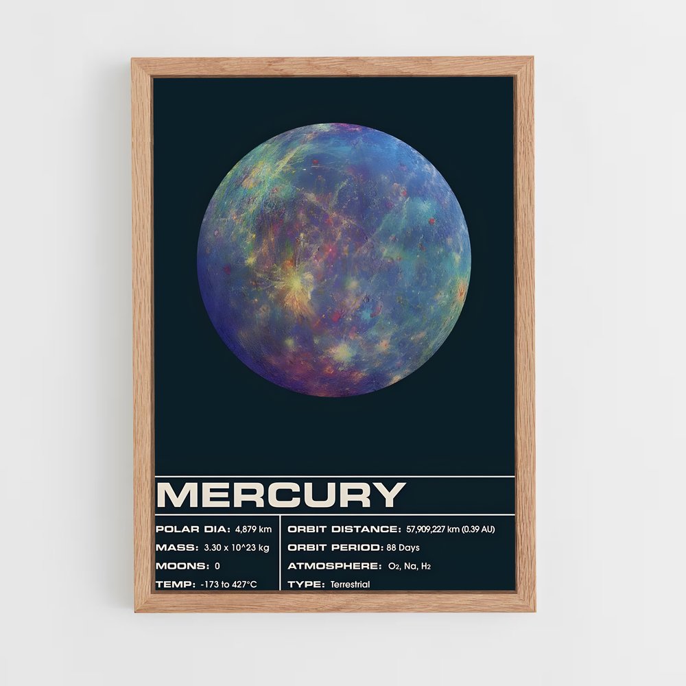 mercury-10 cadre Bois clair