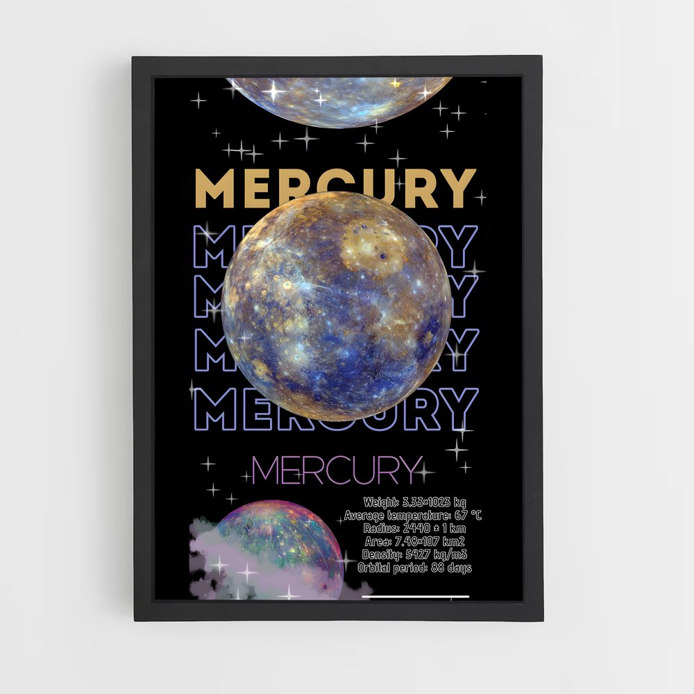 mercury-4 cadre Noir