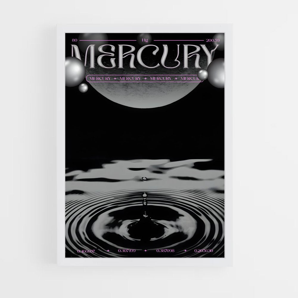 mercury-8 cadre Blanc