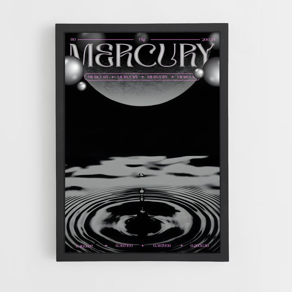 mercury-8 cadre Noir