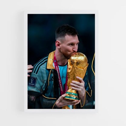 messi-1 cadre Blanc