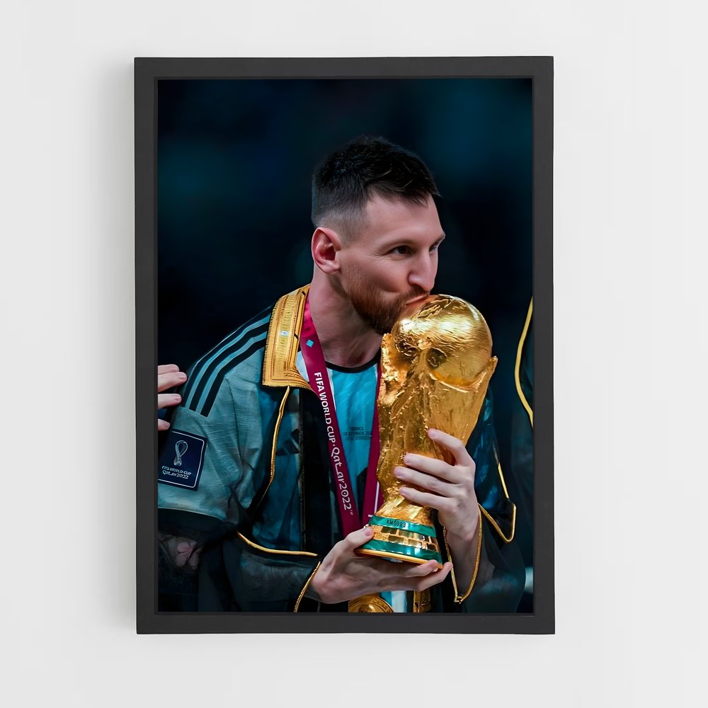 messi-1 cadre Noir