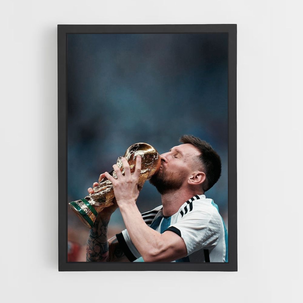 Poster Messi Champion du monde