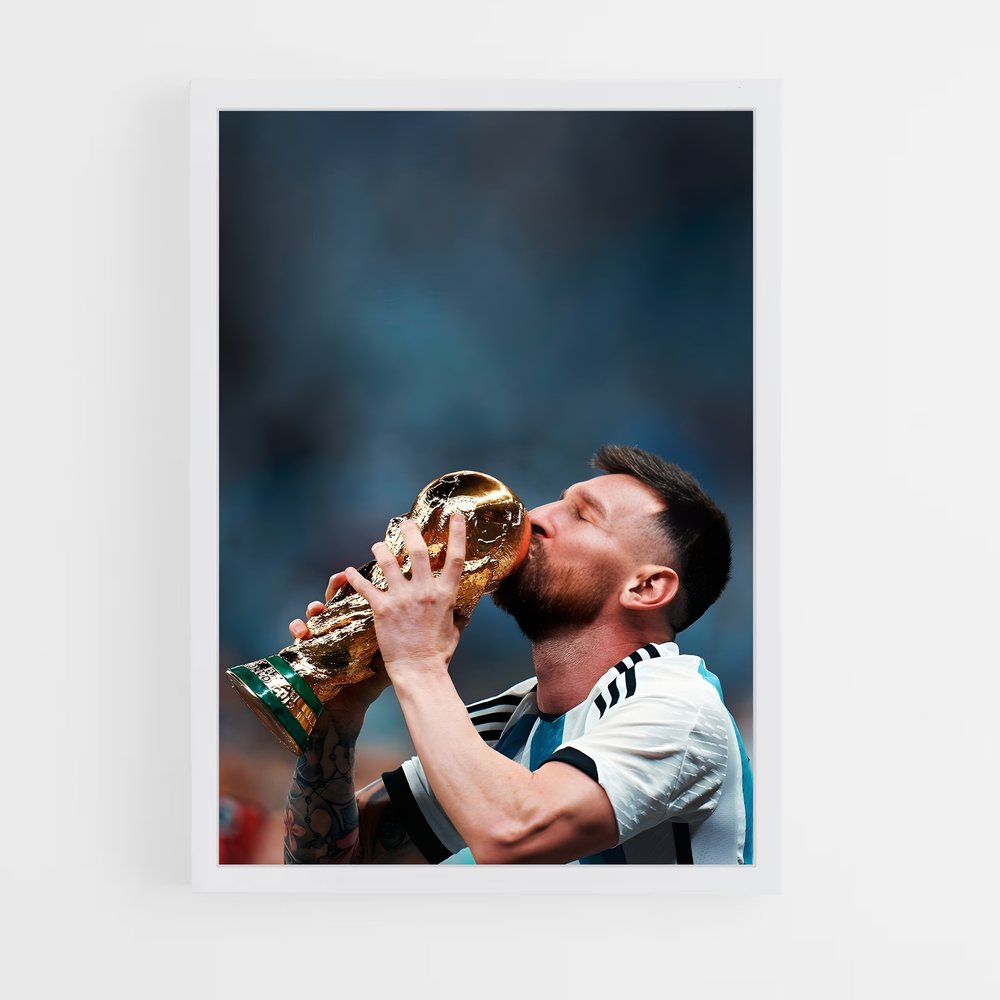 messi-2 cadre Blanc