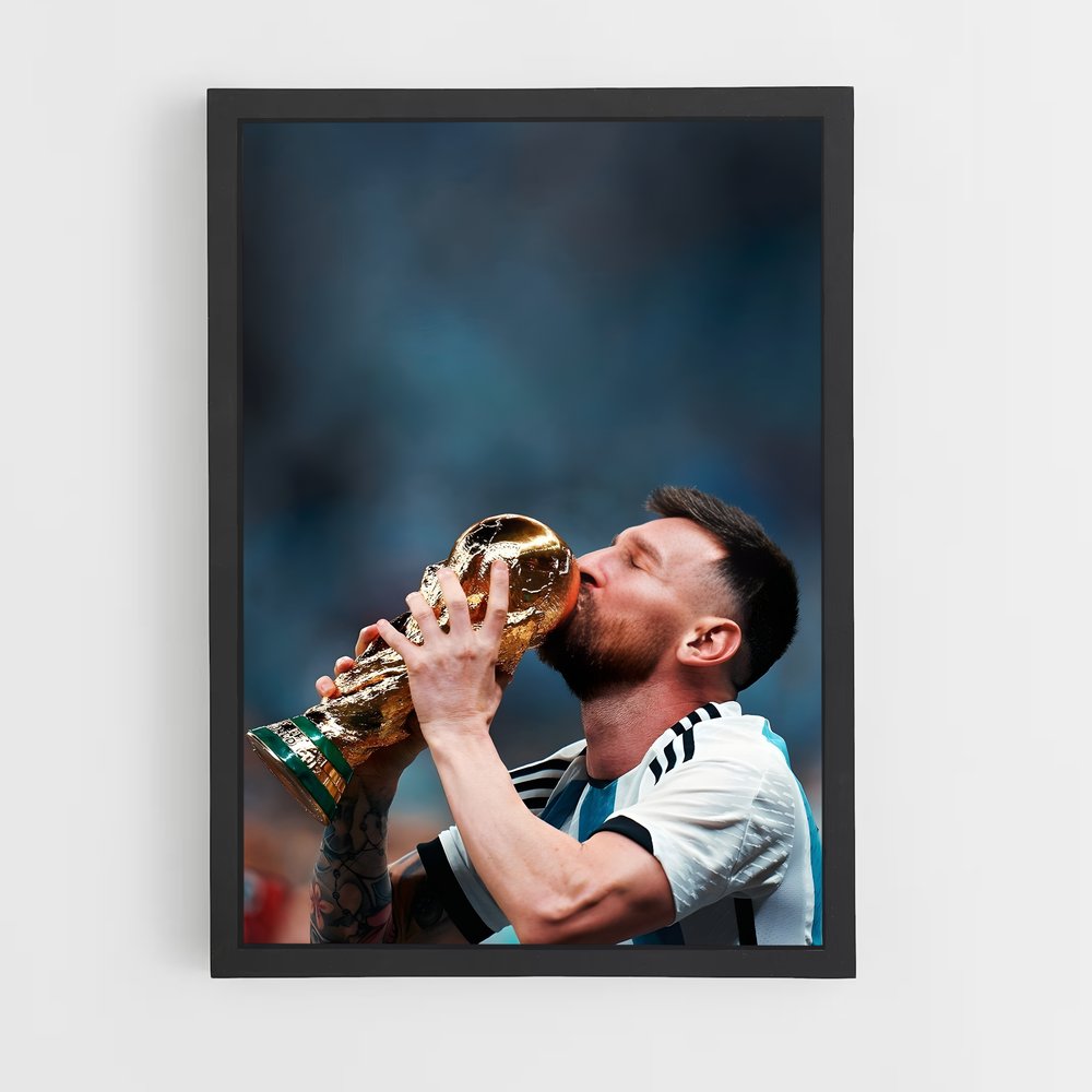messi-2 cadre Noir