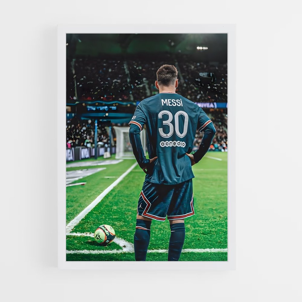 messi-3 cadre Blanc