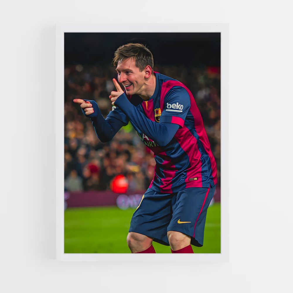 messi-4 cadre Blanc