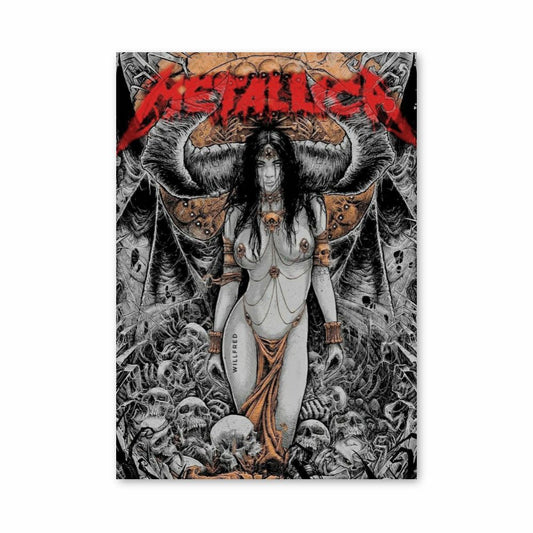 Poster Metallica Démon