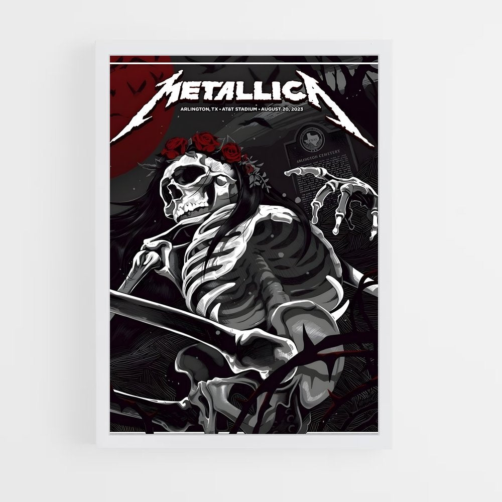 metallica-4 cadre Blanc