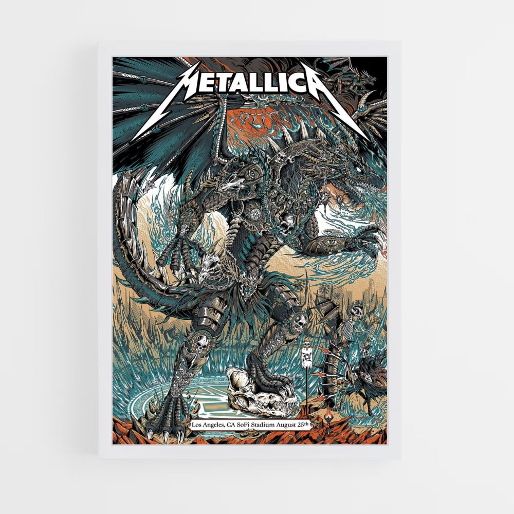 Poster Metallica Dragon