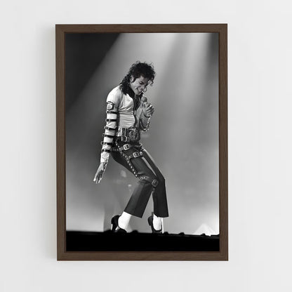 michael-jackson-5 cadre Bois foncé