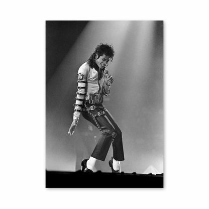 Poster Michael Jackson Noir et Blanc