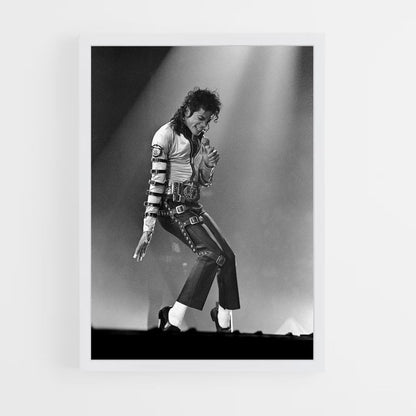 Poster Michael Jackson Noir et Blanc