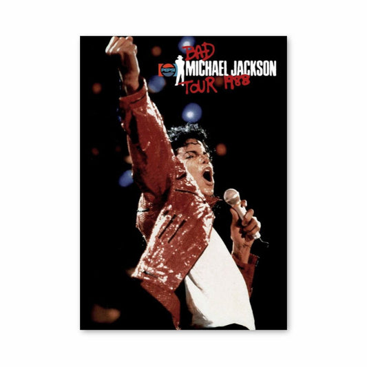 Poster Michael Jackson 1988