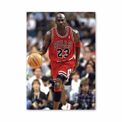 Poster Michael Jordan Dribbles