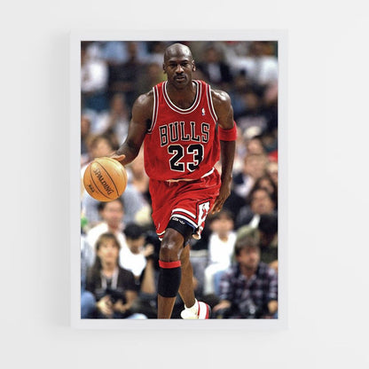 Poster Michael Jordan Dribbles