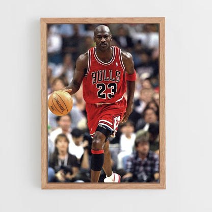 Poster Michael Jordan Dribbles