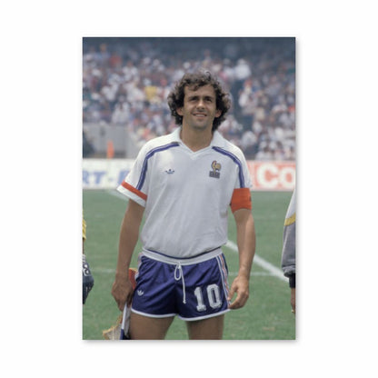 Poster Michel Platini 10 France