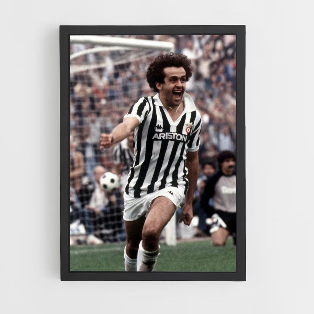 Poster Michel Platini Joueur