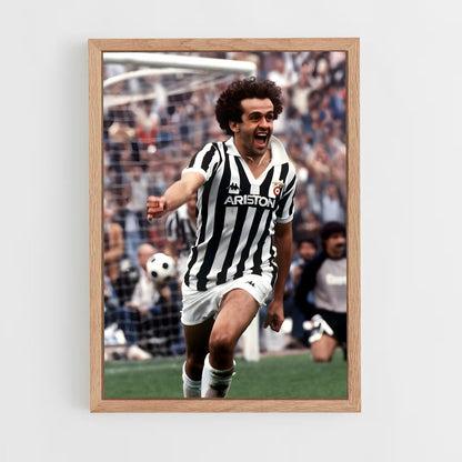 michel-platini-6 cadre Bois clair