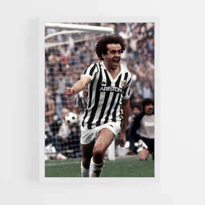 Poster Michel Platini Joueur