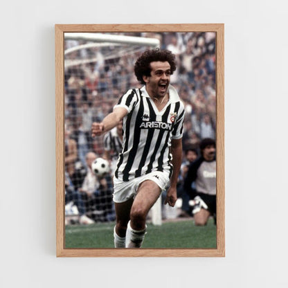 Poster Michel Platini Joueur