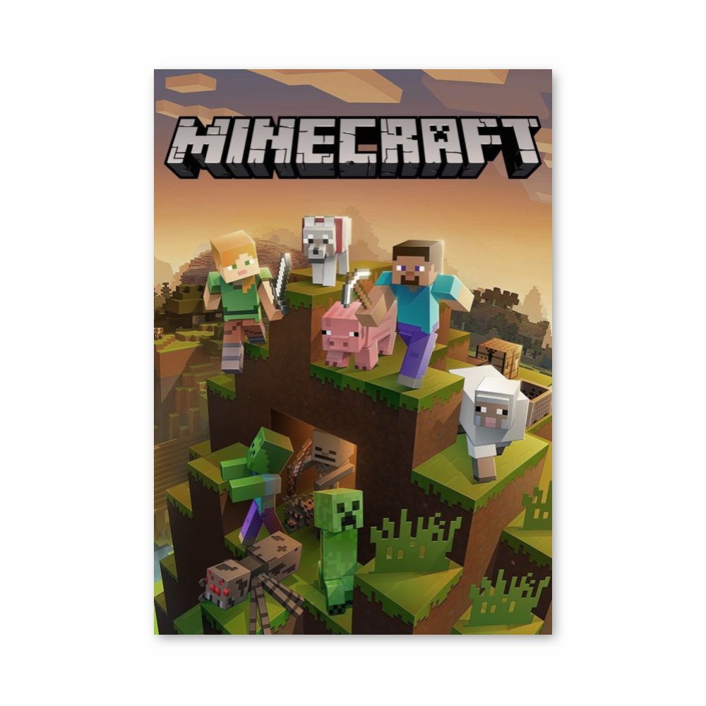 Poster Minecraft Aventure