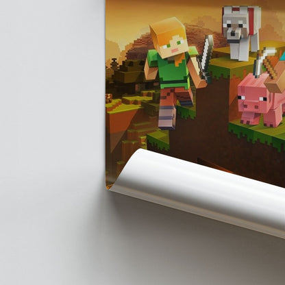 Poster Minecraft Aventure