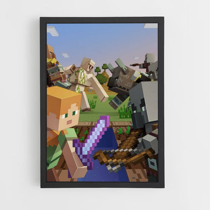 Poster Minecraft Combat