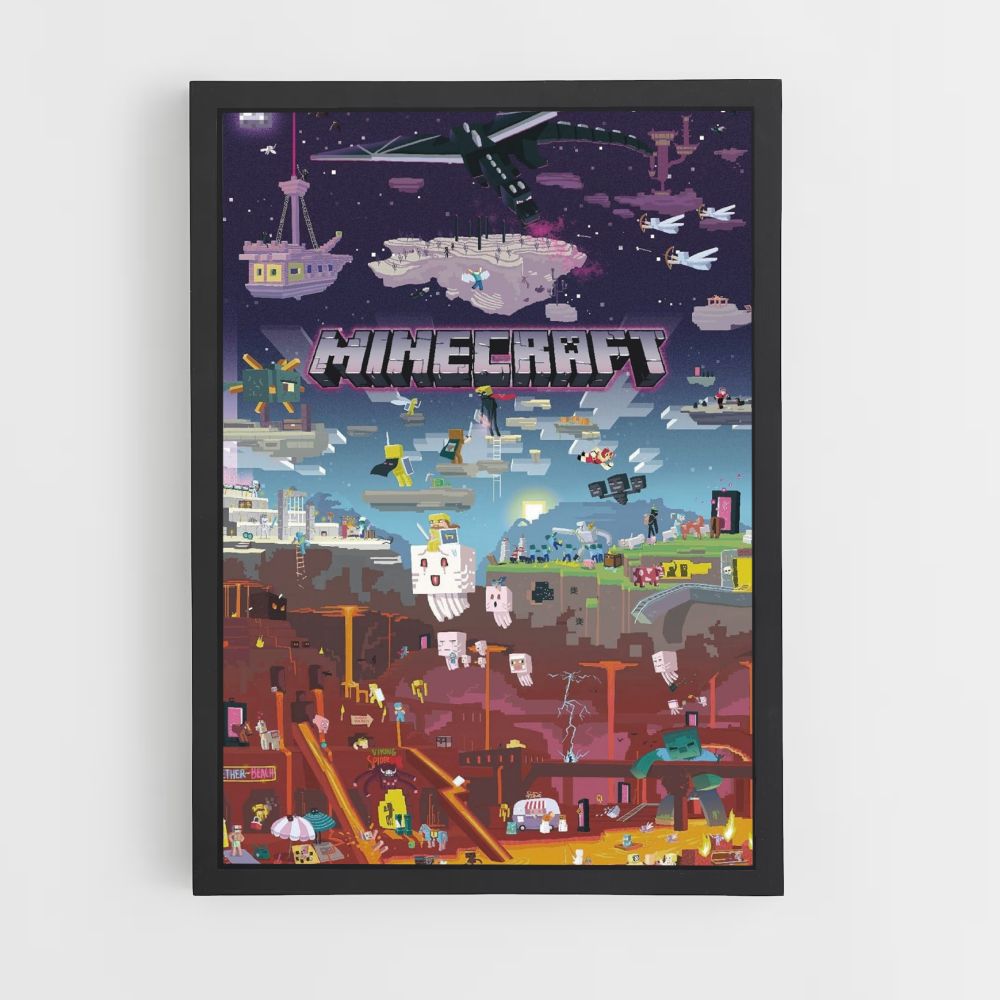 Poster Minecraft Jeu