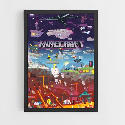 minecraft-4 cadre Noir