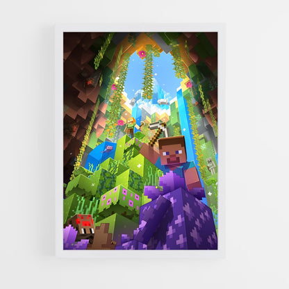 minecraft-7 cadre Blanc