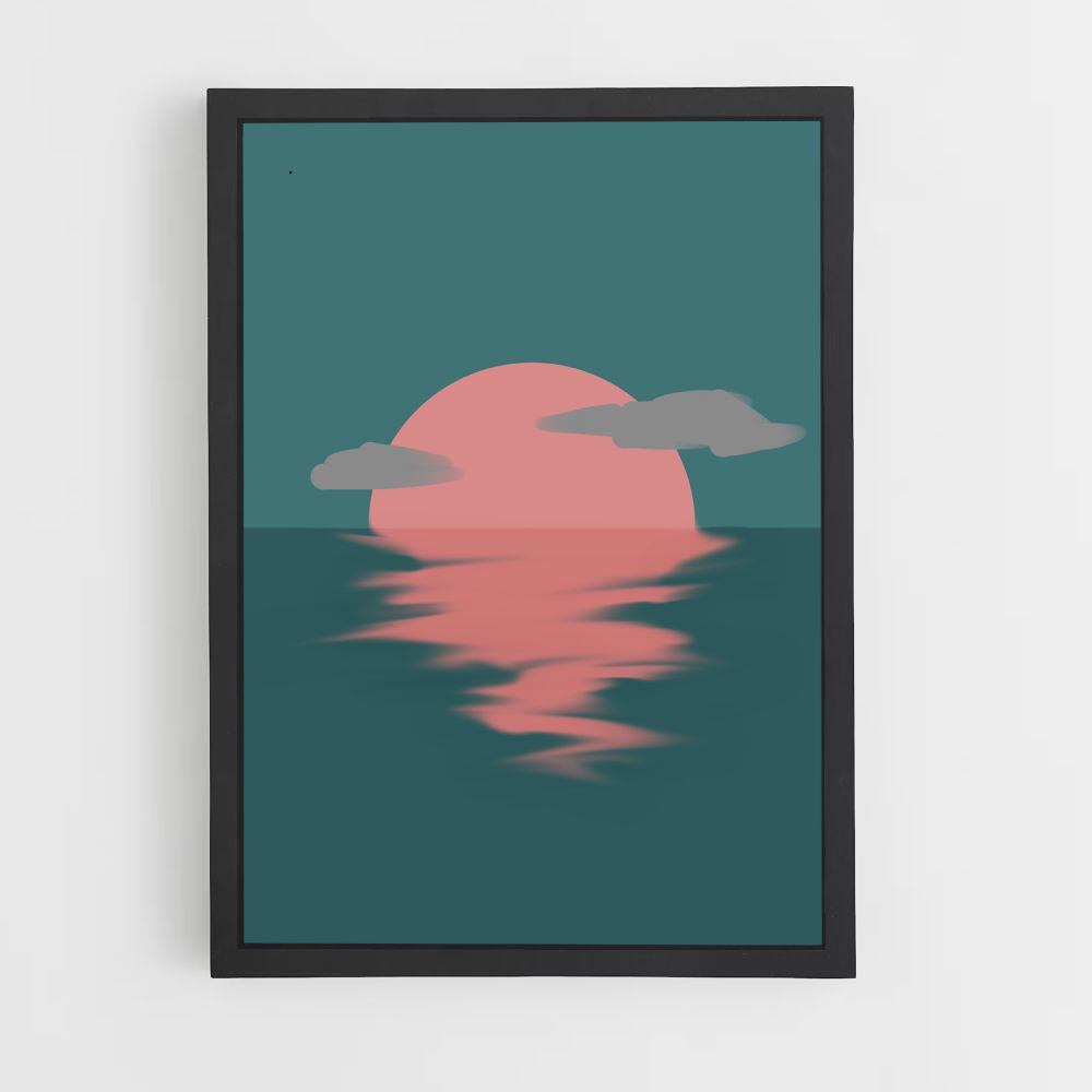 Poster Couché de Soleil