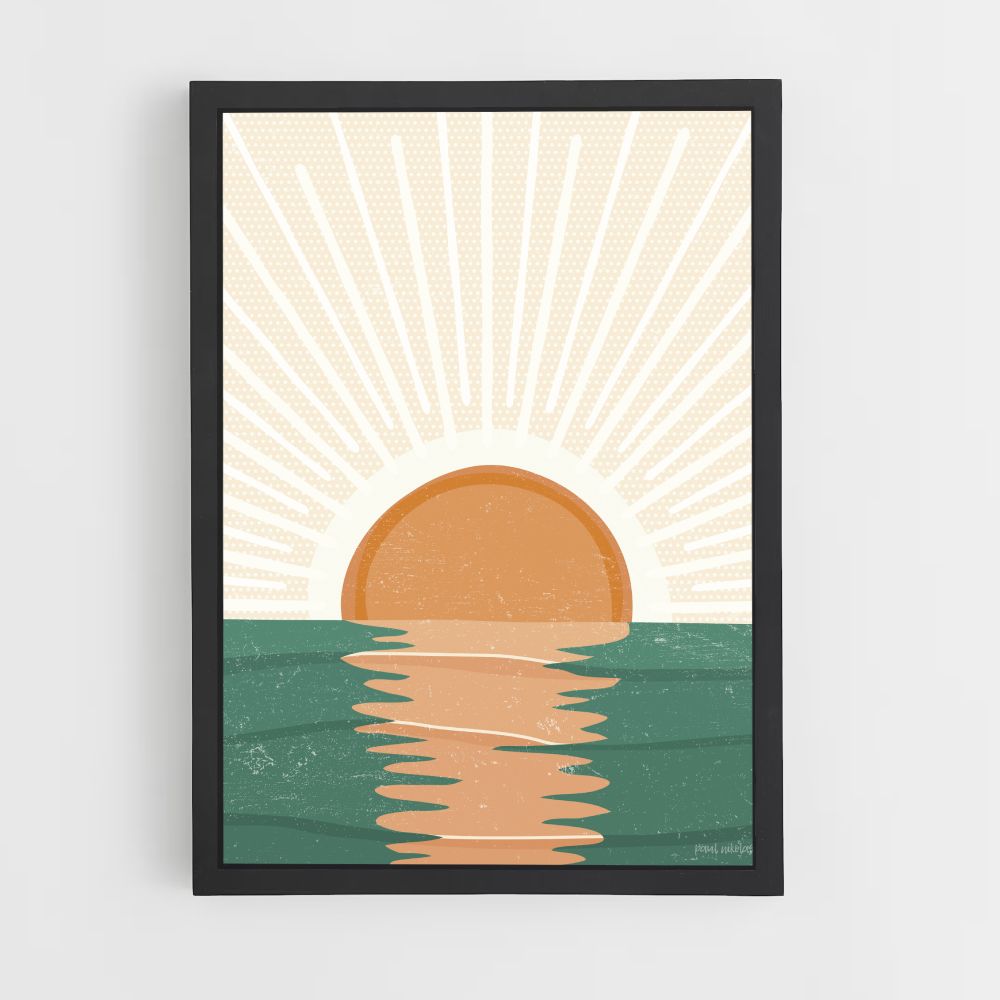 Poster Levé de Soleil