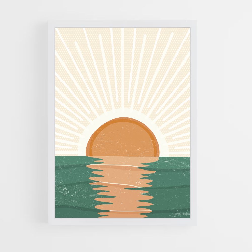 Poster Levé de Soleil