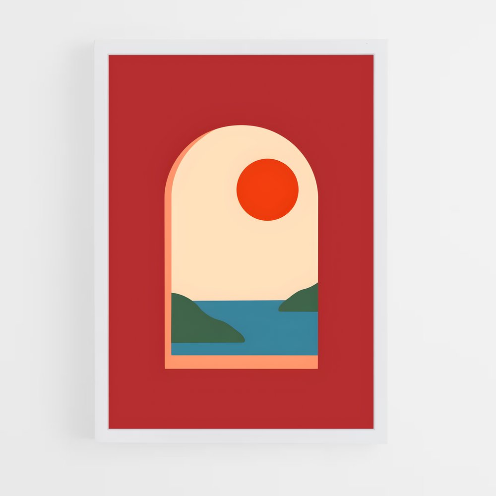 minimalist-8 cadre Blanc
