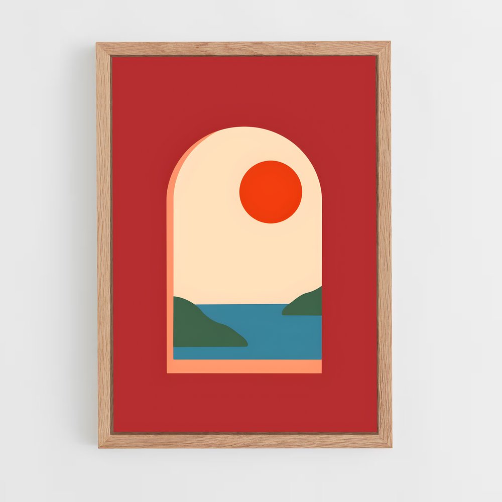 minimalist-8 cadre Bois clair