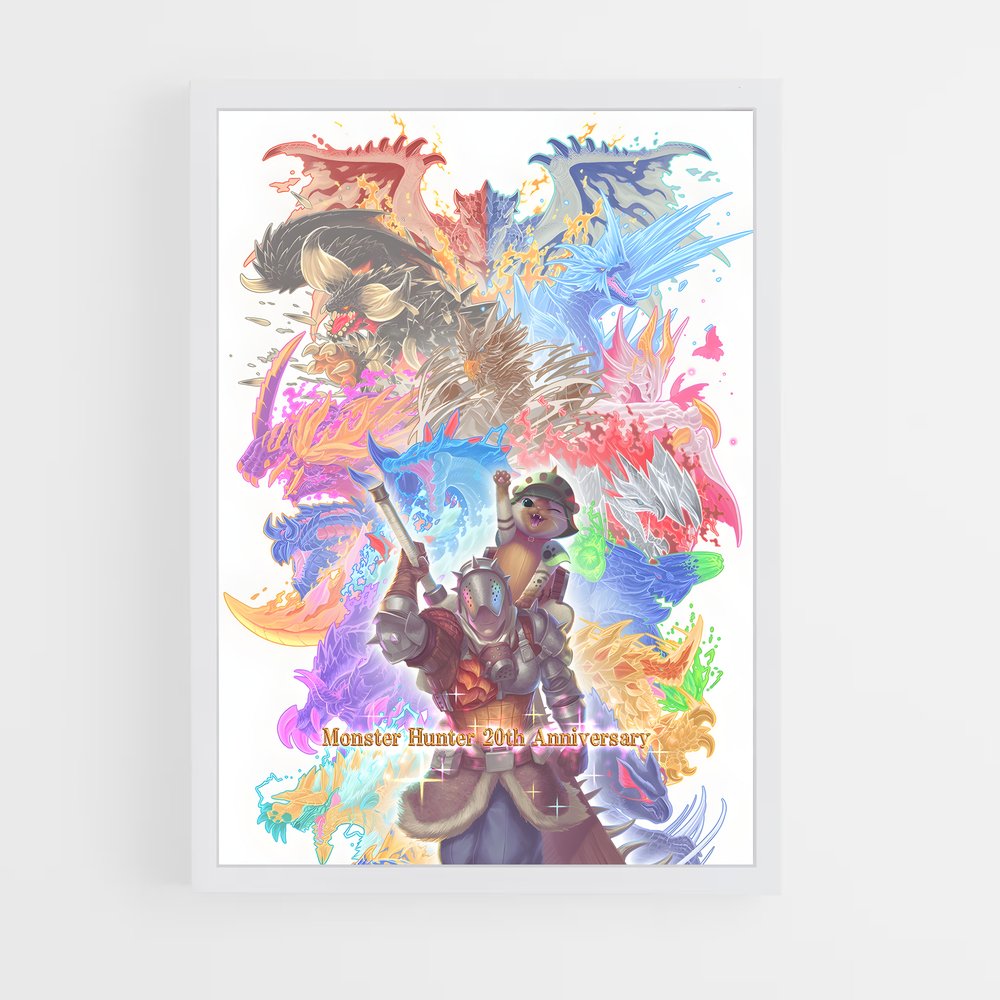 monster-hunter-3 cadre Blanc