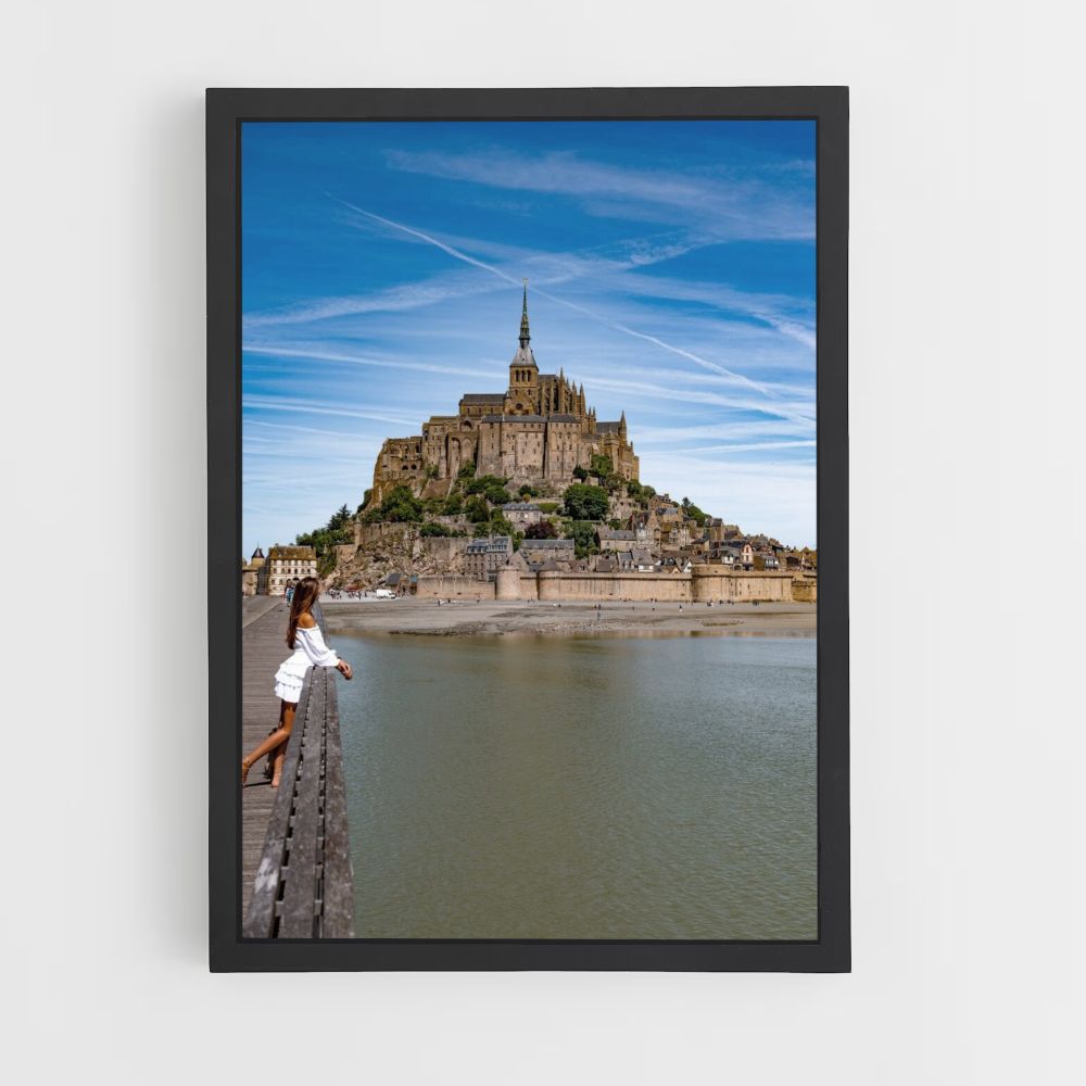 Poster Visite Mont Saint Michel