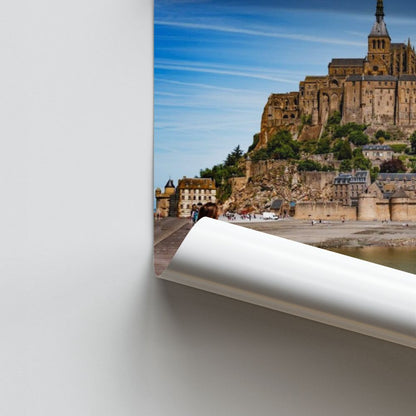 Poster Visite Mont Saint Michel