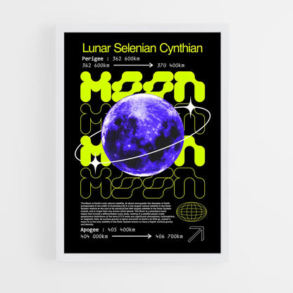 moon-3 cadre Blanc