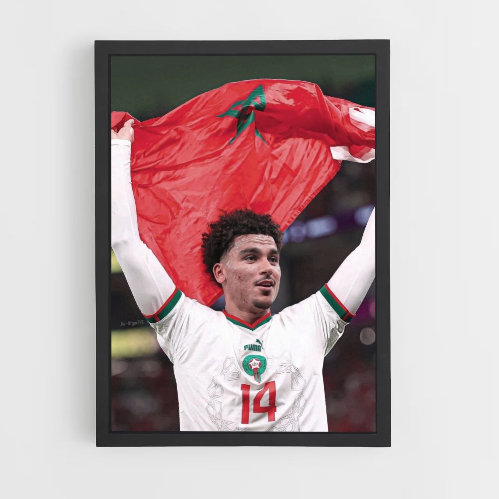 Poster Maroc Football