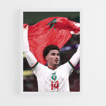 Poster Maroc Football