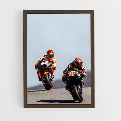 moto-gp-7 cadre Bois foncé