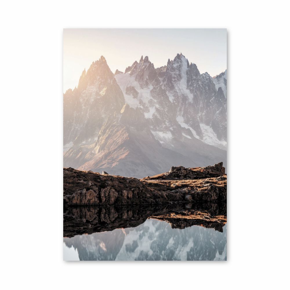 Poster Montagne Neige