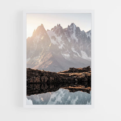 Poster Montagne Neige