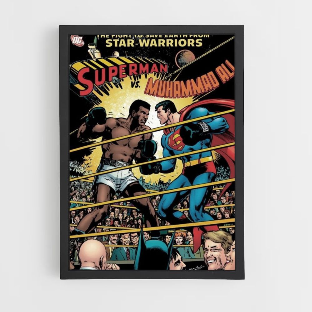 Poster Muhammad Ali vs Superman