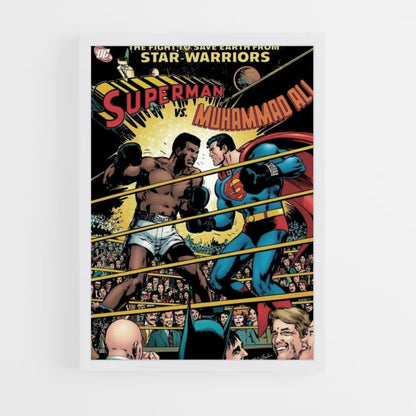 Poster Muhammad Ali vs Superman