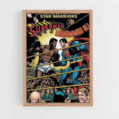 Poster Muhammad Ali vs Superman